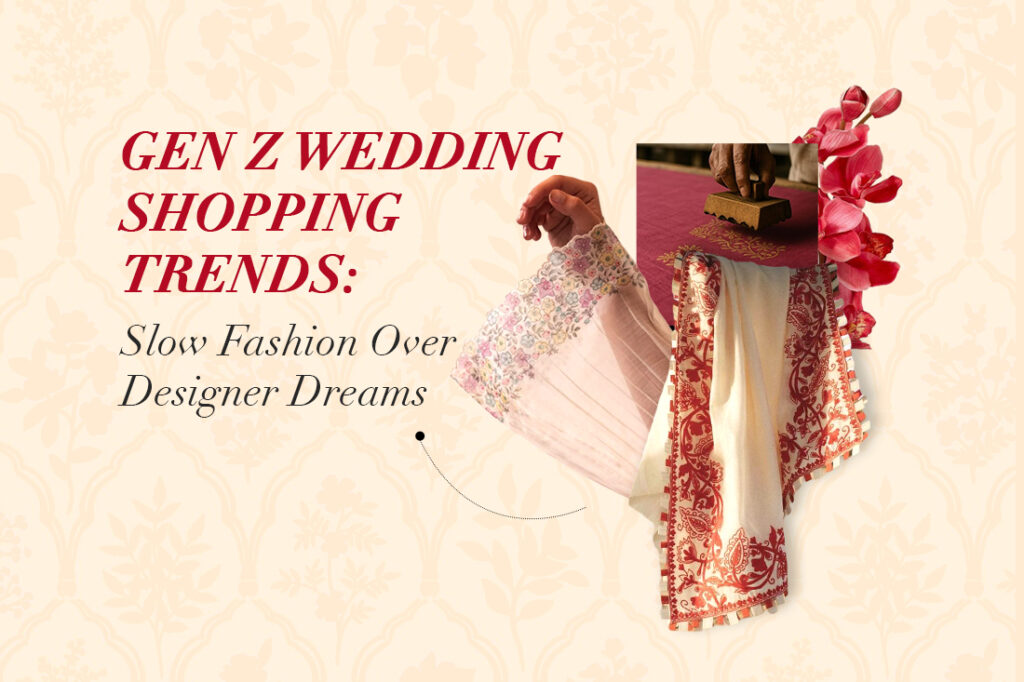Gen Z wedding shopping trends- slow fashion over designer dreams