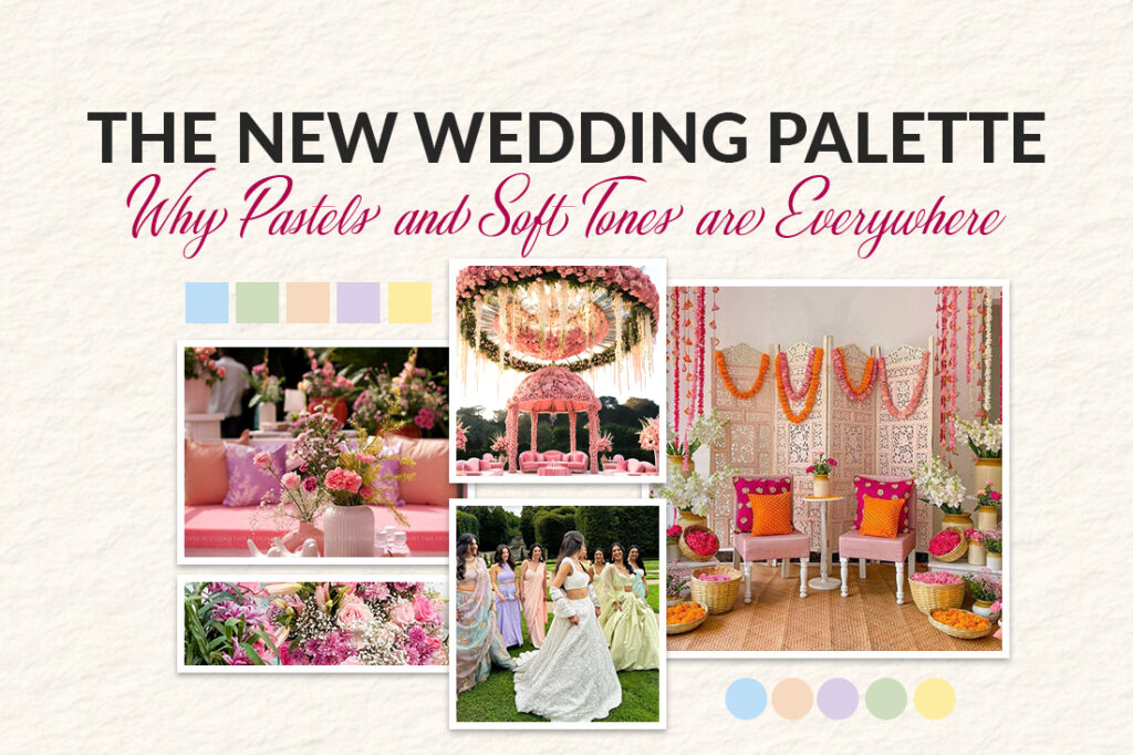 Pastel bridal lehenga blush pink