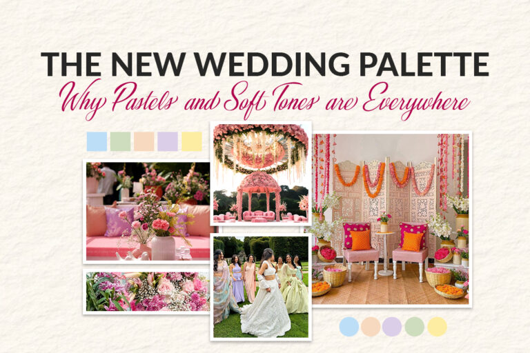 Pastel bridal lehenga blush pink