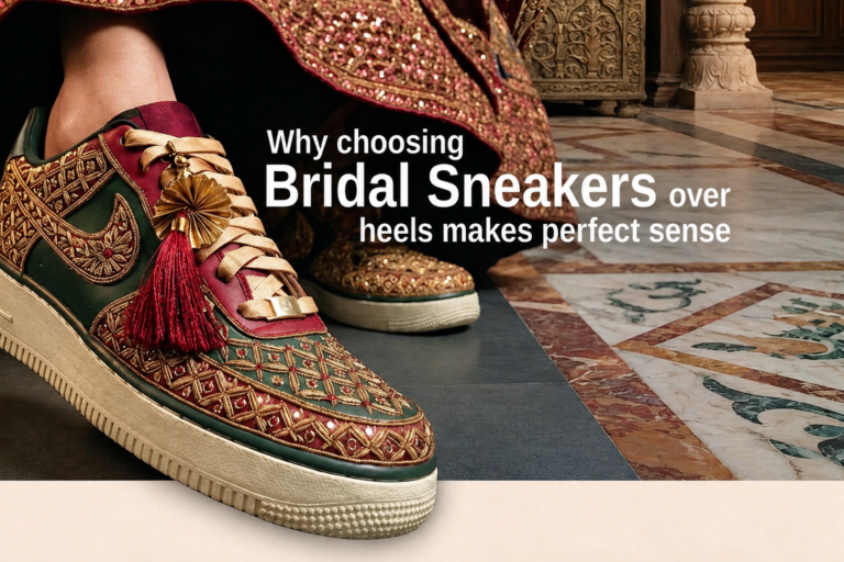 Read more about the article Why Choosing Bridal Sneakers Over Heels Makes Perfect Sense